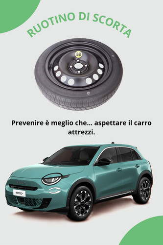 Ruotino scorta per fiat - ruotino, di