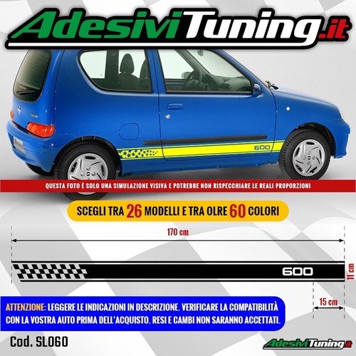 Kit adesivi strisce laterali - adesivi,